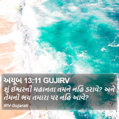 અયૂબ 13:11 GUJIRV Bible Verse Image