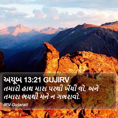 અયૂબ 13:21 GUJIRV Bible Verse Image