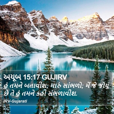 અયૂબ 15:17 GUJIRV Bible Verse Image