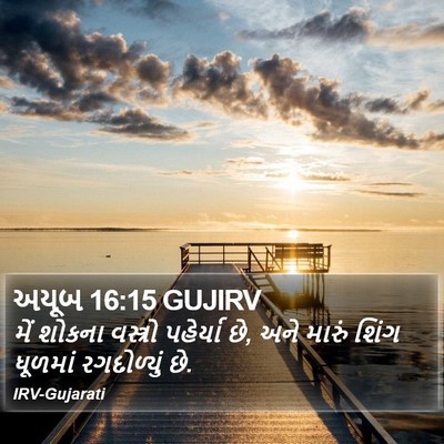 અયૂબ 16:15 GUJIRV Bible Verse Image