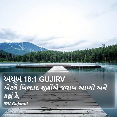 અયૂબ 18:1 GUJIRV Bible Verse Image