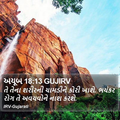 અયૂબ 18:13 GUJIRV Bible Verse Image