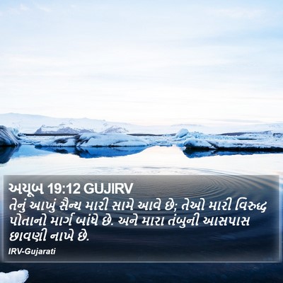 અયૂબ 19:12 GUJIRV Bible Verse Image