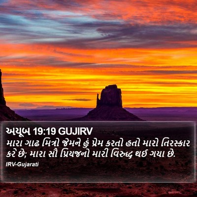 અયૂબ 19:19 GUJIRV Bible Verse Image