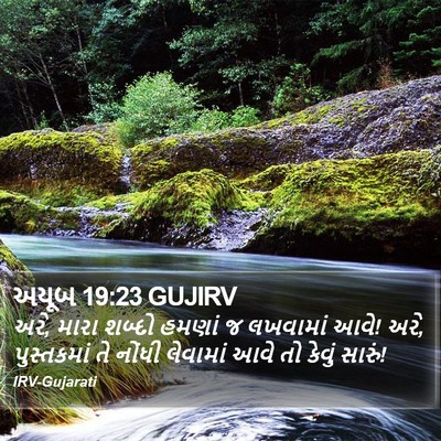 અયૂબ 19:23 GUJIRV Bible Verse Image