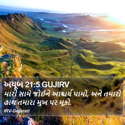 અયૂબ 21:5 GUJIRV Bible Verse Image