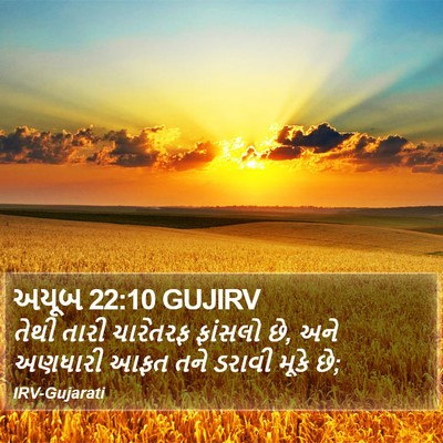 અયૂબ 22:10 GUJIRV Bible Verse Image