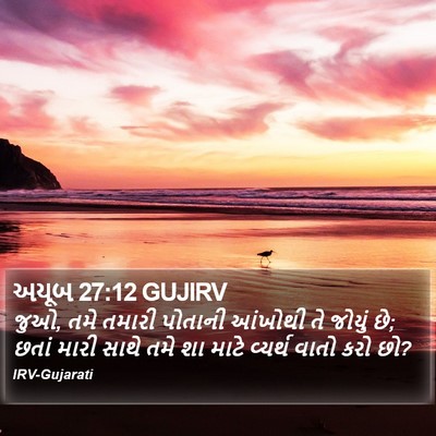 અયૂબ 27:12 GUJIRV Bible Verse Image