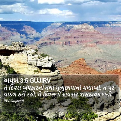 અયૂબ 3:5 GUJIRV Bible Verse Image
