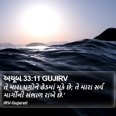 અયૂબ 33:11 GUJIRV Bible Verse Image
