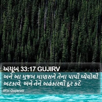 અયૂબ 33:17 GUJIRV Bible Verse Image