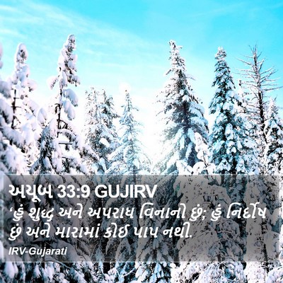અયૂબ 33:9 GUJIRV Bible Verse Image