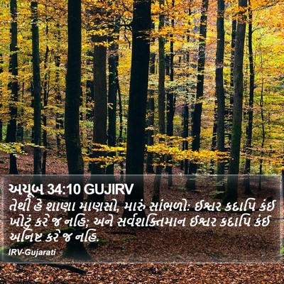 અયૂબ 34:10 GUJIRV Bible Verse Image