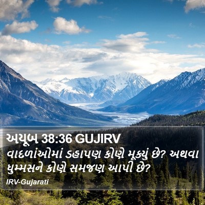 અયૂબ 38:36 GUJIRV Bible Verse Image