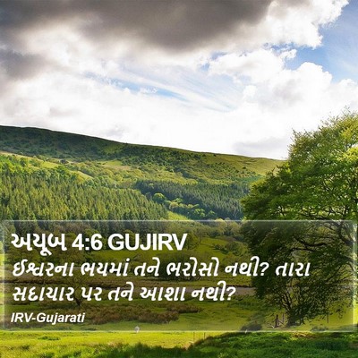 અયૂબ 4:6 GUJIRV Bible Verse Image