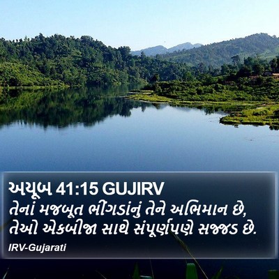 અયૂબ 41:15 GUJIRV Bible Verse Image