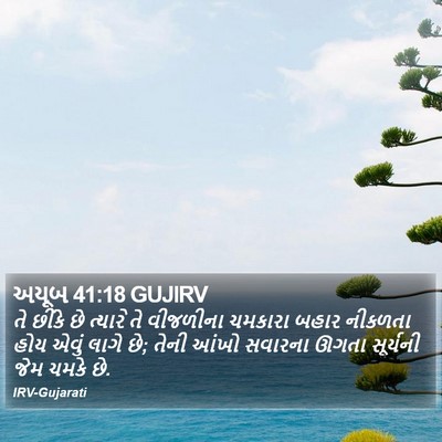 અયૂબ 41:18 GUJIRV Bible Verse Image