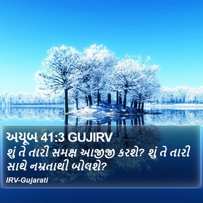અયૂબ 41:3 GUJIRV Bible Verse Image