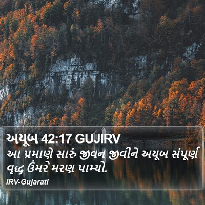 અયૂબ 42:17 GUJIRV Bible Verse Image