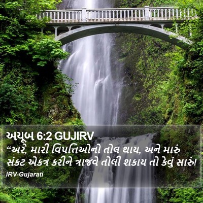 અયૂબ 6:2 GUJIRV Bible Verse Image