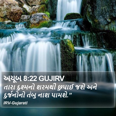 અયૂબ 8:22 GUJIRV Bible Verse Image
