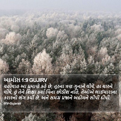 આમોસ 1:9 GUJIRV Bible Verse Image