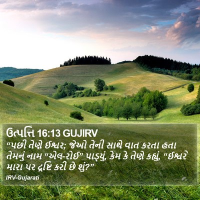 ઉત્પત્તિ 16:13 GUJIRV Bible Verse Image