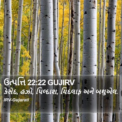 ઉત્પત્તિ 22:22 GUJIRV Bible Verse Image