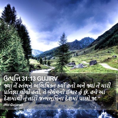 ઉત્પત્તિ 31:13 GUJIRV Bible Verse Image