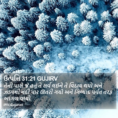 ઉત્પત્તિ 31:21 GUJIRV Bible Verse Image