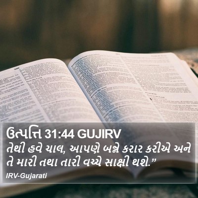 ઉત્પત્તિ 31:44 GUJIRV Bible Verse Image