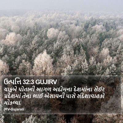 ઉત્પત્તિ 32:3 GUJIRV Bible Verse Image