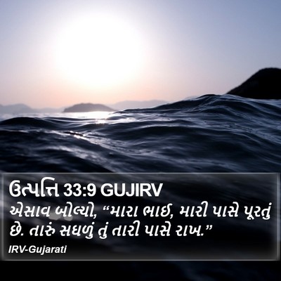 ઉત્પત્તિ 33:9 GUJIRV Bible Verse Image