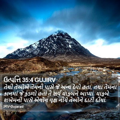ઉત્પત્તિ 35:4 GUJIRV Bible Verse Image
