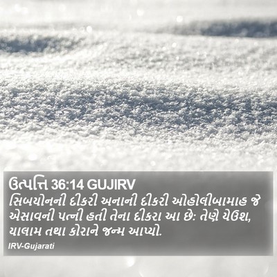 ઉત્પત્તિ 36:14 GUJIRV Bible Verse Image