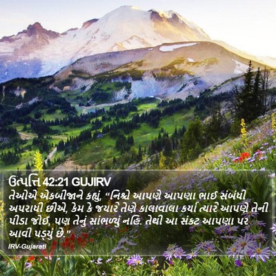ઉત્પત્તિ 42:21 GUJIRV Bible Verse Image