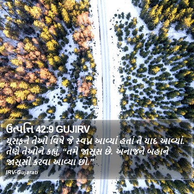 ઉત્પત્તિ 42:9 GUJIRV Bible Verse Image