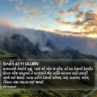 ઉત્પત્તિ 43:11 GUJIRV Bible Verse Image