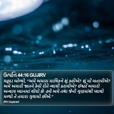 ઉત્પત્તિ 44:16 GUJIRV Bible Verse Image