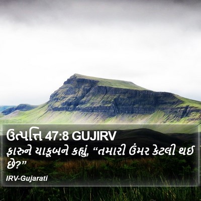 ઉત્પત્તિ 47:8 GUJIRV Bible Verse Image