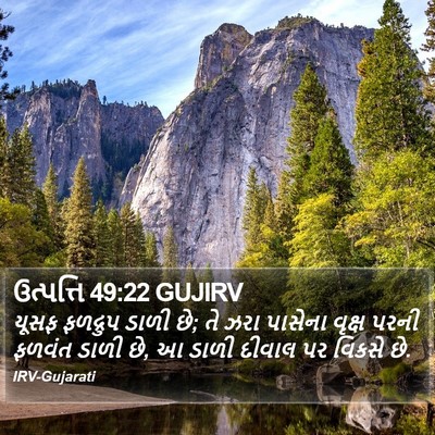 ઉત્પત્તિ 49:22 GUJIRV Bible Verse Image
