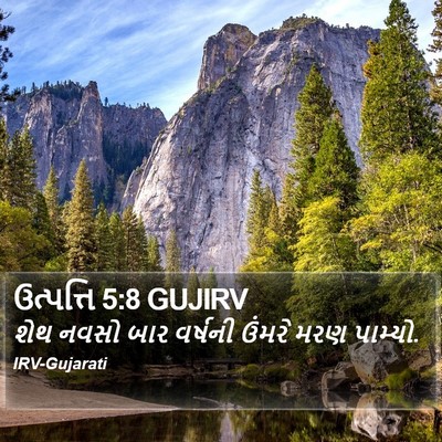 ઉત્પત્તિ 5:8 GUJIRV Bible Verse Image