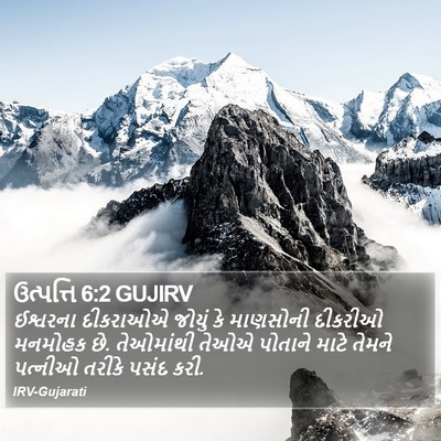 ઉત્પત્તિ 6:2 GUJIRV Bible Verse Image