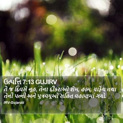 ઉત્પત્તિ 7:13 GUJIRV Bible Verse Image