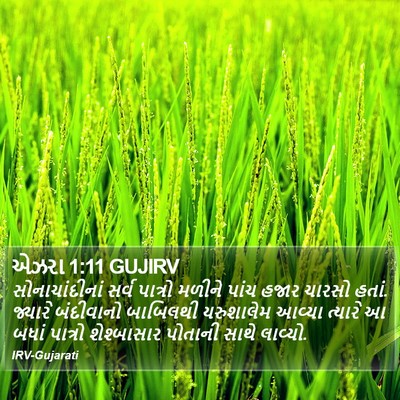 એઝરા 1:11 GUJIRV Bible Verse Image