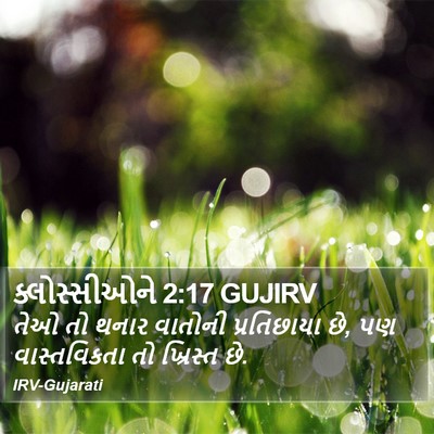 ક્લોસ્સીઓને 2:17 GUJIRV Bible Verse Image