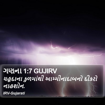 ગણના 1:7 GUJIRV Bible Verse Image