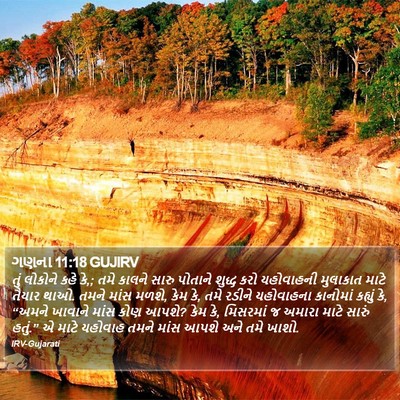 ગણના 11:18 GUJIRV Bible Verse Image