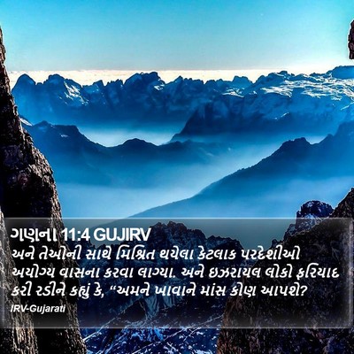 ગણના 11:4 GUJIRV Bible Verse Image