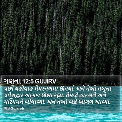 ગણના 12:5 GUJIRV Bible Verse Image